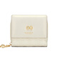 Cnoles Wallet Women 2025 High-End-Sinn für weibliche Münzen Brieftasche Multifunktionskarten-Karten-Tasche Kupplung Tasche Herzfeste Lehrertag Geschenk für Freundin Fantasy Farbe Weiß-Neues praktisches Geburtstagsgeschenk für Frau