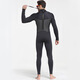 Dianou 2025 new men's winter swimming wetsuit thickened warm surfing suit snorkeling suit diving long-sleeved one-piece swimsuit SBT 1283 black 1.5mm 2XL