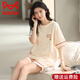 
Catman (MiiOW) pajamas for women, summer pure cotton shorts, sweet thin cotton casual student home clothing set YX7512 100 pure cotton 9856 M [Recommended 80-100Jin [Jin equals 0.5 kg] wear]