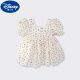 Disney Baby Girl Kleid Sommer 2024 Kinder einjähriges Kleid Baby Prinzessin Kleid Einjährige Klauenmädchenkleid von Off-White Gift Box (B728) 90 cm
