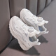 
Hongxing Children's Girls' Shoes Rotating Button White Shoes 2025 New Spring and Autumn Children's Sports Shoes Medium and Large Virgin Girls' Shoes Leather 9921 White Leather 9921 White Size 26
