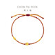 
Chow Tai Fook Gold Colored Koi Flower Red Yellow Bracelet Bracelet EOR1355