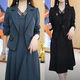 Doretin Single/Suit Madre de mediana edad Mother Set de dos piezas para mujeres Spring y otoño Vestido nuevo para mujeres Traje de moda para mujeres Spring 9859-Apricot Traje de color Broche Random M