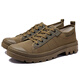 
Tushilong 3522 genuine Martin shoes men's non-slip wear-resistant work shoes low top hiking shoes fashionable Liberation shoes casual construction site shoes khaki 40
