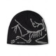 Archaeopteryx Vogelkopf Toque Universal Blended Woll Kapuzenhaube randlose Haube Kapuze Phantasm / Euphorie One Size (55-60 cm Kopfkreis)