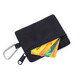 Jiemo 2024 Neues Internet -Promi Mini Coin Wallet Card Bag Canvas Kleine Brieftasche Reißverschluss Außenbeutel Autoschlüssel Schwarze Einzelbeutel