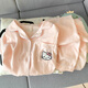 Cat Men Pyjamas pour les femmes au printemps et à l'automne Xinjiang Cotton Gauze Pantalons à manches longues 2025 Nouveaux vêtements de maison cardigan été 826 # Small Cherry # Long à manches + pantalon recommandé 100-120jin [Jin est égal à 0,5 kg] l