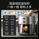 
Midea (Midea) Flip-free air fryer grilling dual heat source, large visual window, practical large capacity 6.5L, small knob household appliances, steam and bake, integrated metal cavity KZE6559