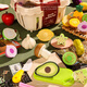 Mobee Fruit Cut Toys Ensemble de légumes pour enfants peut mâcher un cadeau d'anniversaire de fille de pomme époustouflée