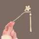 Lotus super fairy peony tassel hairpin new Chinese style hairpin women's ancient style Hanfu headdress horse face skirt accessories product batch peony flower tassel hairpin