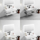 
An Junsheng Rock Slab Wash Basin Ceramic [Seamless Integrated Double Layer] Bathroom Cabinet Wash Basin Hotel Bathroom Washing Cold Jade Seamless Basin [Smart Mirror Provides Hardware SPWY [80*50] 9856 pieces sold