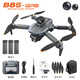 Smart B8s Drone Professional Screen Contrôle GPS Positionnement Rendement Aérien Photographie Aircraft télécommandé Aircraft Aircraft Aircraft Aircraft Aircraft Screen Control Version + Obstacle Avoider + Backpack + Color Box Version à trois électriques
