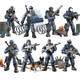 
Xiangjun Cross-border Xiangjun assembled military figure model joint movable simulated human figure building blocks soldier military weapons toys Xiangjun 9921 World War II soldiers 1 set of 8 boxes Please press 8