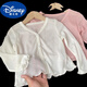 Disney Summer Girls Face Mask Sun Protection Clothes Baby Child's's Mabe Mabet Cardigan Châle Air Climage Chlouse Uster Uster Us Girl Baby Blanc 100 cm Age recommandé 2-3 ans