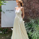 Miao Yijia White Kleid Frauenrock Sommer 2025 Neue High-End-Kleider am See