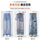 McTICCO Girls Jeans Crystal Spring and Automn Children's 2025 Nouveau pantalon Spring Clothing Girls Straight Children's Wide Legs Spring 4882 White 13095 Bleu 120 120