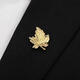 Xiangyouer [Boîte-cadeau] Veste de costume masculin Broche Broche de collier de style chinois Branche Badge Gold Elk Brooch Broche Coll
