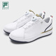 FILA Xu Long's official GF 1911 golf shoes men's soft spike shoes BOA comprehensive training shoes Fila white/herbal green-WD 41