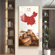 
Painting Tower China Map Decorative Painting Entrance Door Hanging Painting Living Room Corridor Aisle Office Background Wall Mural Painting Dedicated and Patriotic X15051 Golden Border 80*160cm-Recommended width 1.0-1.2 meters wall