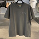 耐克（NIKE）短袖男装25年春夏新款跑步运动服针织透气时尚宽松圆领上衣T恤衫 HF6172-053灰色纯棉 2XL