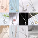 [Collier Collection] Niche Design Sense Clavicule Chain Collier Femme Léger Personnalité de luxe haut de gamme Retro Fashion Collier polyvalent [un] style aléatoire sans limite sur les images