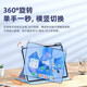 
Lutong suitable for iPad Pro rotating with pen slot protective cover 9.7-inch ipadpro 9.7-inch flat shell iPad Apple iPad ProA1674 flip cover jacket anti-fall A1675 belt [Lavender gray] A1673/A1674/A16755