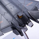 
Not stopped J-20 aircraft model alloy simulation military model ornament children's gift retirement souvenir 1:72 black WZHL-15935