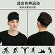 
Zhizhou Antiperspirant belt widened hairband for men sweat-absorbing headband basketball sports running turban women's big head surround forehead strap sports antiperspirant belt (black) [upgraded widened hair style]