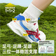 
Kenopo Children's toddler shoes 25 summer breathable sports running shoes 18 months-5 years old men and women functional shoes GW1719 Dark gray/baby blue/bright white 25.5 160mm Suitable for foot length 156-165mm