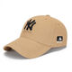 NEW NY MLB ERA hat men's and women's baseball cap Korean version new sunshade hard top trendy peaked hat sun protection versatile casual fashion embroidery NY black one size fits all size adjustable 52CM-63CM