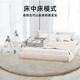 Jiexingguan Windel Tisch Babypflege Tisch Baby Windel Windel Windel Windel Tisch Berührungstisch Baby Operationstisch Streifer leer hoch und niedrig einstellbar + universelles Rad + faltbar