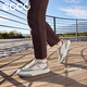 ECCO casual shoes 2025 summer new thick sole plate shoes soft sole simple contrasting color men's shoes Street sneakers 539804 White/Dove gray/Cement gray 53980452475 39