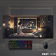 Lustiges Mauspad, großes Gaming-Computer-Tastaturpad, langlebig, personalisierte zweidimensionale Animations-Schreibtischunterlage für Jungen und Mädchen, vielseitig, cool und gut aussehend, zum Schreiben von Computer-Tastaturpad 14128 Nacht 80 cm x 30 cm x 3 mm