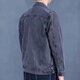 Xuanlaiya rétro grand travail de poche veste denim veste de printemps et d'automne Nouvelle marque tendance lâche belle veste décontractée hommes 847 gris xl