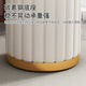 Chibalun dressing stool dressing table stool small bedroom makeup chair small round stool soft bag can store household shoe changing stool