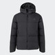 阿迪达斯 （adidas）羽绒服男装2025夏季新款情侣同款拒水防泼600蓬鸭绒保暖连帽外套 JV6187黑色 L