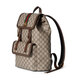 Gucci (GUCCI) Backpack Women's Bag Men's Bag Couple's Ophidia Series GG Backpack Travel Bag Unisex Cool Women's Bag Small Ebony/Brown 792114FADMF9794