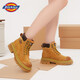 
Dickies women's Martin boots high top fashion couple boots versatile work boots women's yellow women's style-37