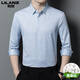Lilang Chemise à manches longues Spring et automne New Business Casual Business TRACTESS STRAGE STRAIT SHIGT 9901 Red Grid M 165 [Recommandé 95-120Jin [Jin est égal à 0,5 kg]]]