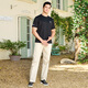 
VJC [same style for counter] 2025 spring and summer new men's fashion ironing round neck short-sleeved T-shirt top D25BA1713 Black Regular L /50