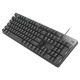 Logitech K845 Teclado mecánico Teclado cableado Oficina de juegos de tamaño completo Teclado E-Sports Rojo y azul Constellation Constellation KeyCap Pink Gradiente Teclado K845 Capacidad de gradiente de eje rojo Teclado
