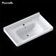 POURNELLE POURNELLE integrated ceramic basin semi-embedded 1048NJ cabinet basin (including drain accessories)