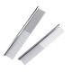Pet comb, beauty comb, stainless steel straight comb, dog and cat hair removal, styling steel comb supplies, large size