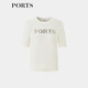 Ports Women's Clothing 2023 Sweater de manga larga de primavera y verano LP9K719SKT021 Milk White S