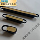 
Mekeje aluminum alloy handle cabinet door handle drawer wardrobe door wine cabinet simple Nordic door handle furniture hardware handle 6623-32 hole distance gold + black