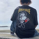 Fadenjue fo.g lettre anime canard imprimer décontracté t-shirt à manches courtes hommes et femmes caricatures amour hot 3882 blanc s