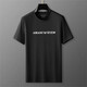 Falamone Armani Европейский и американский бренд мужской торговля с короткими рукавами с короткими рукавами с короткими рукавами с половиной рубашки с молодежными рубашкой для молодежи мужской молодежь модальная бренда модальная коротка с короткими рукавами AM719 White XL Мужчины рекомендуют вес 140-150 Jin [Jin равняется 0,5 кг]