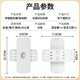 
Bahaibird row plug fixer circular rotary row hook wall-free wall winding storage power fixer