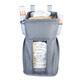 Barla pig crib storage bag game fence hanging bag bed guardrail diaper bag bedside bedside diapers storage bottle holder gray (single layer model)