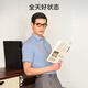 金利来短袖衬衫男【柔软莫代尔抗菌】春夏新款舒适易打理商务正装白衬衣 白色-00 L (175)